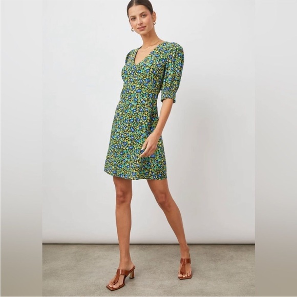 Rails Dresses & Skirts - Rails Roma Abstract Garden Floral Mini Dress Size Small